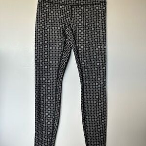lululemon athletica Geometric Black and White Leggings